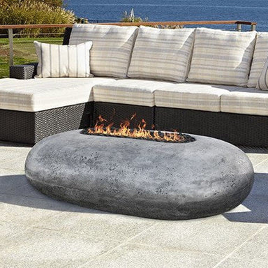 Pebble Fire Table PH-410 in GFRC Concrete - Majestic Fountains