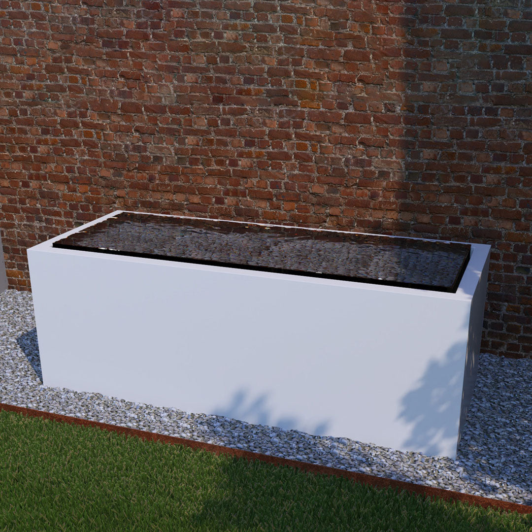 Pensive-R Fountain - Tall 42 in Powder Coated Aluminum - Majestic Fountains