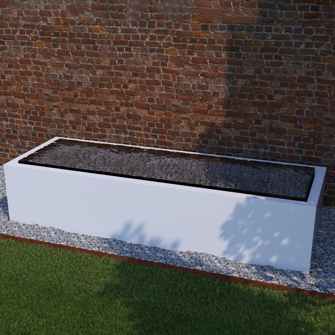 Pensive-R Fountain - Short 30 in Powder Coated Aluminum - Majestic Fountains