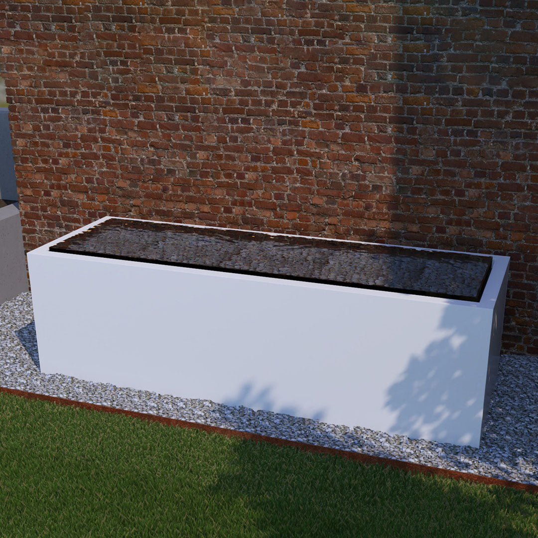 Pensive-R Fountain - Tall 42 in Powder Coated Aluminum - Majestic Fountains