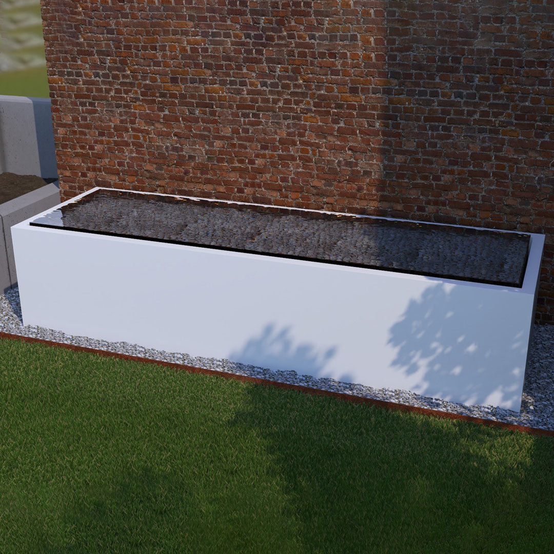 Pensive-R Fountain - Tall 42 in Powder Coated Aluminum - Majestic Fountains