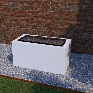 Pensive-R Fountain - Short 30 in Powder Coated Aluminum - Majestic Fountains