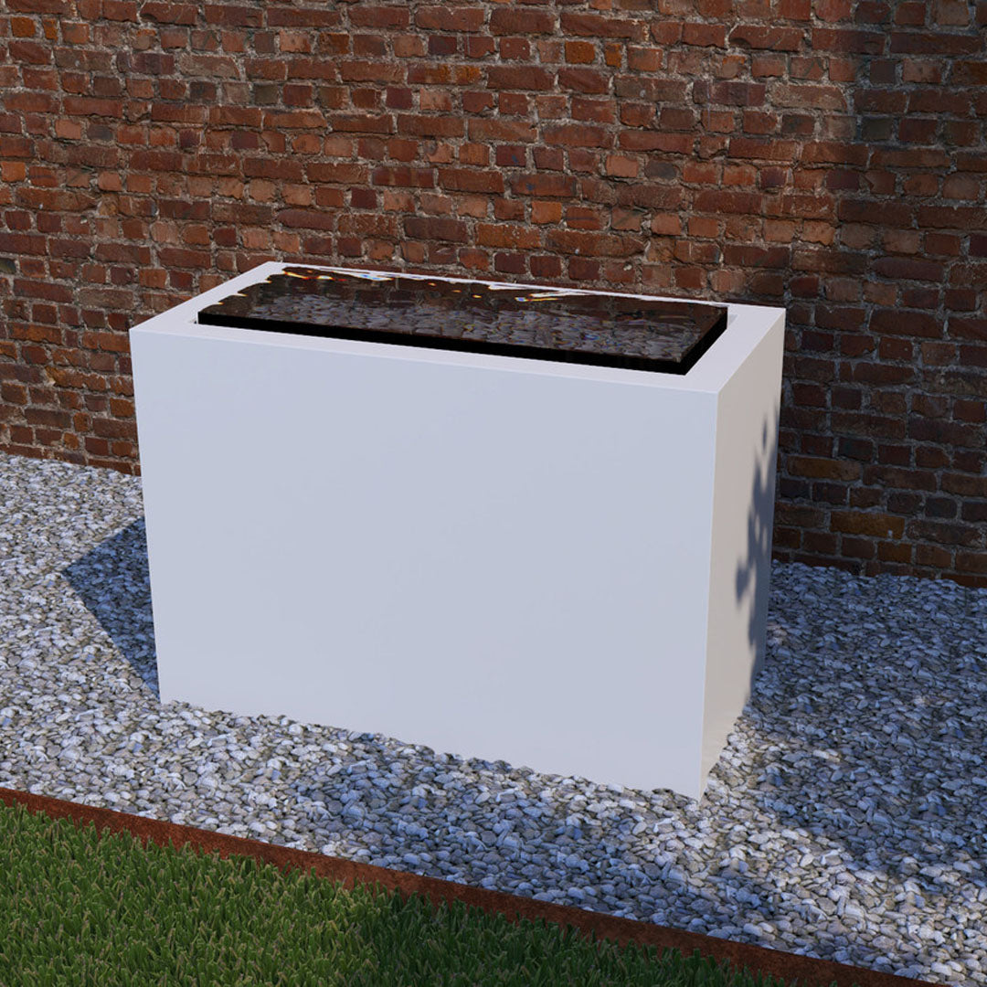 Pensive-R Fountain - Tall 42 in Powder Coated Aluminum - Majestic Fountains