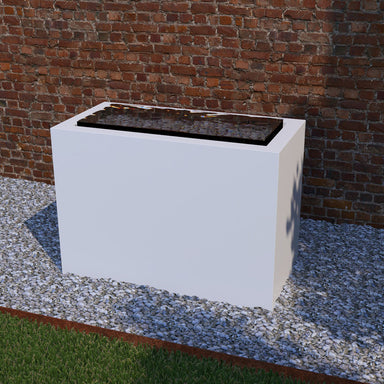 Pensive-R Fountain - Tall 42 in Powder Coated Aluminum - Majestic Fountains