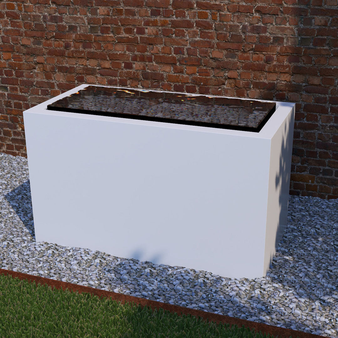 Pensive-R Fountain - Tall 42 in Powder Coated Aluminum - Majestic Fountains