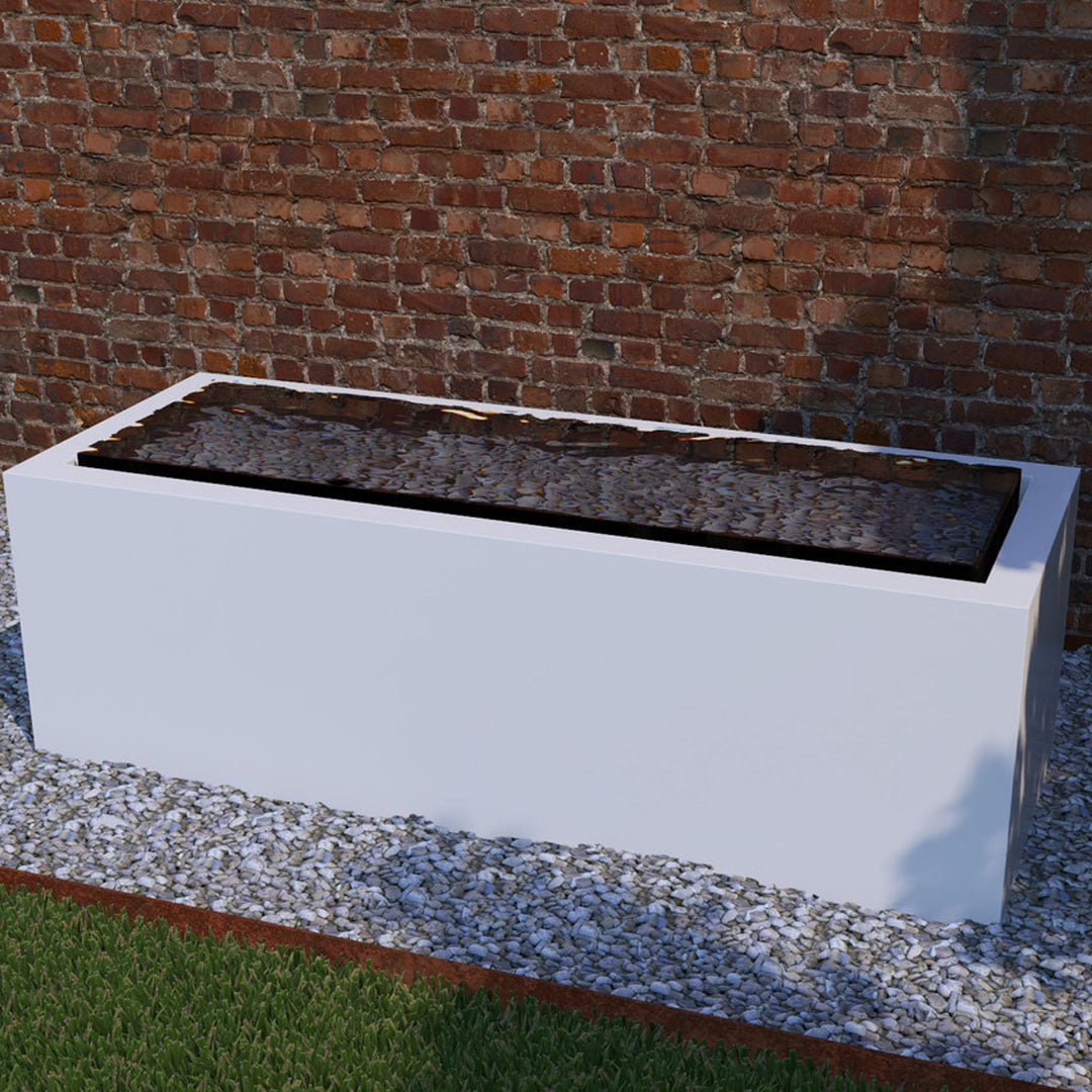 Pensive-R Fountain - Short 30 in Powder Coated Aluminum - Majestic Fountains