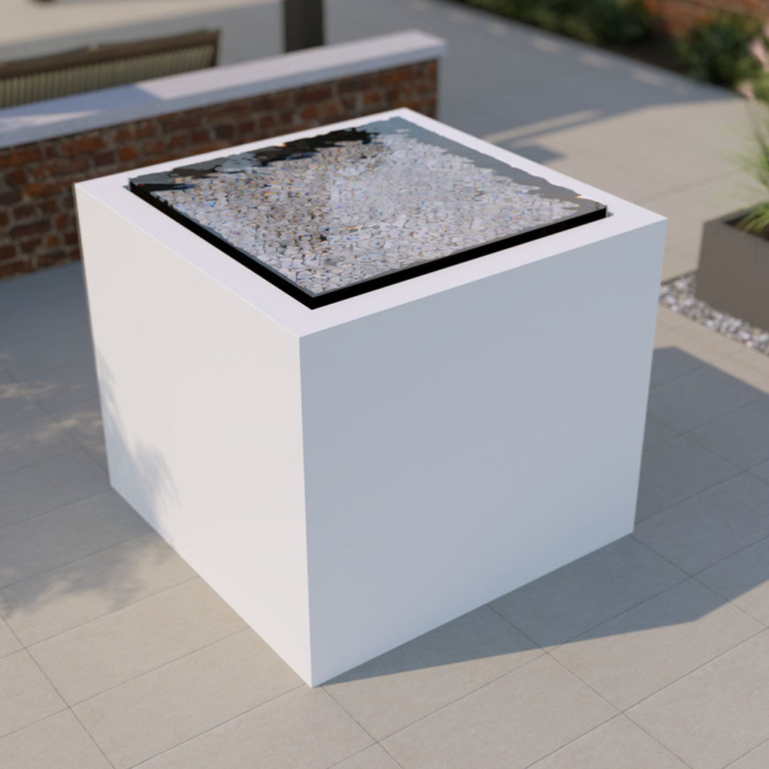 Pensive-S Fountain - Tall 42 in Powder Coated Aluminum - Majestic Fountains