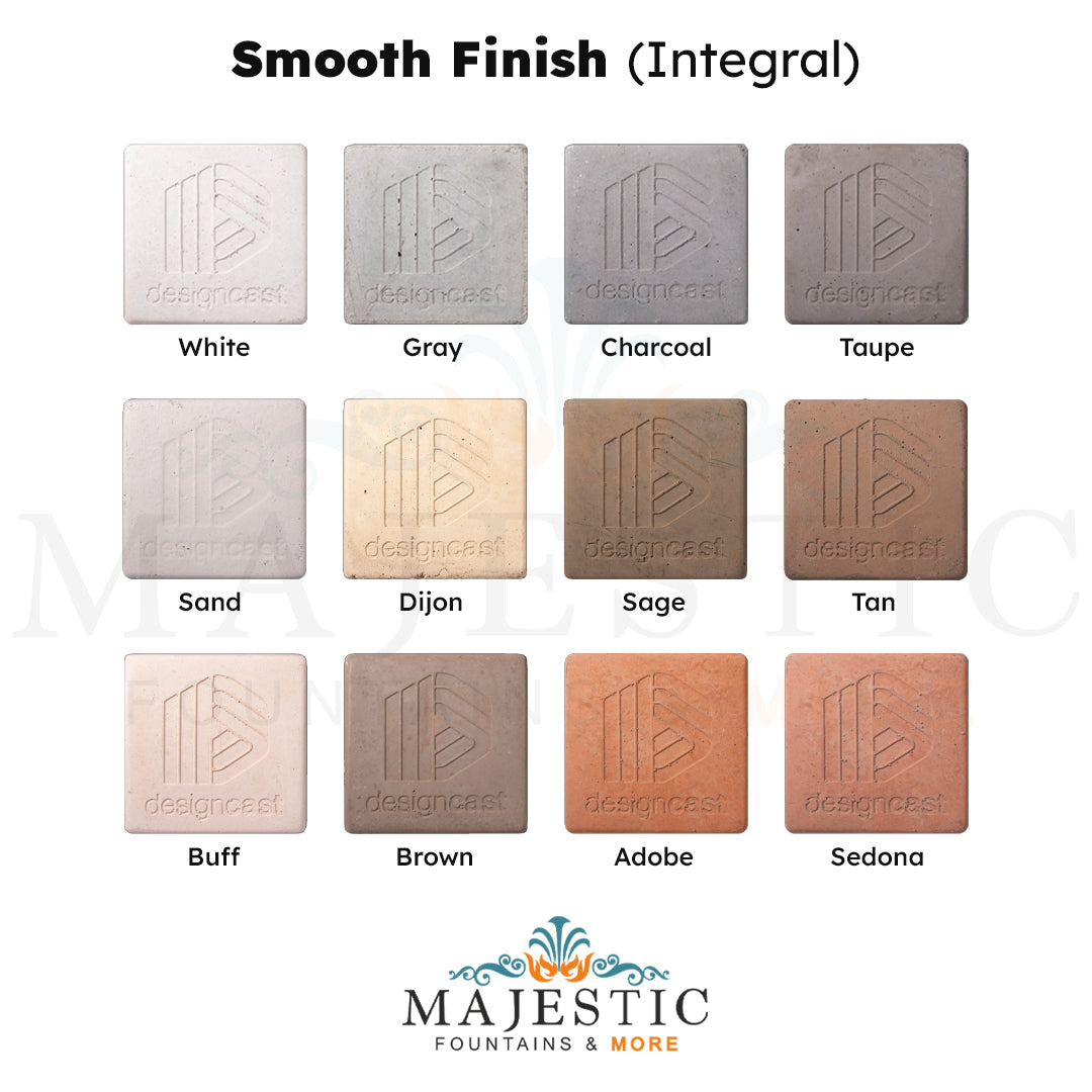 Phoenix Precast Integral Colors in Smooth Finish - Majestic Fountains and More