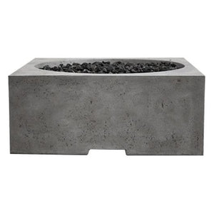 Piazza Fire Table in GFRC Concrete by Prism Hardscapes - Majestic Fountains