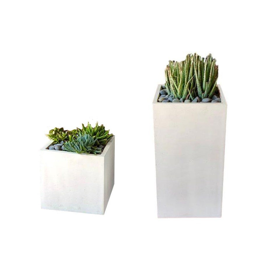 Piazza Planter in GFRC by GIST G-PIAZZA-PLT - Set of 2