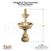 Pioggia 2 Tier Fountain in Cast Stone by Fiore Stone - Majestic Fountains