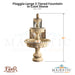 Pioggia Large 3 Tiered Fountain in Cast Stone - Fiore Stone LG163-F - Majestic Fountains