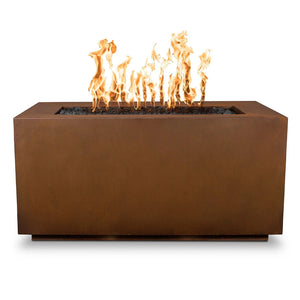 Pismo Rectangle Metal Fire Pit - Majestic Fountains and More
