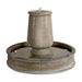 Planum Concrete Urna Outdoor Courtyard Fountain with Basin - 1704 - Majestic Fountains