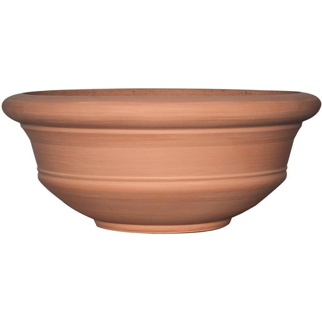 large plastic bowl planter Italian Plaza Bowl Planter 24”D X 10”H / Single