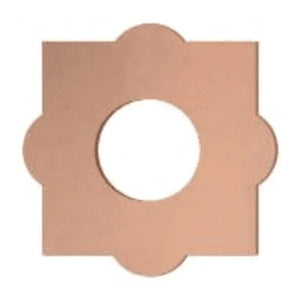 Pointed Escutcheon Plate for Cannon and Tunnel Scuppers - Majestic Fountains and More