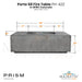 Porto 68 Fire Table PH-422 in GFRC Concrete by Prism Hardscapes Size  - Majestic Fountains and More