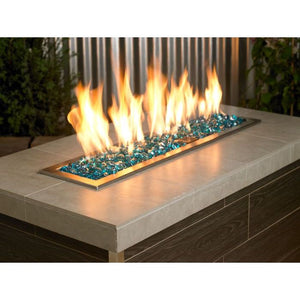 Powder Blue Luster Zircon Fire Glass - Majestic Fountains and More.