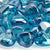 Powder Blue Luster Zircon Fire Glass - Majestic Fountains and More.