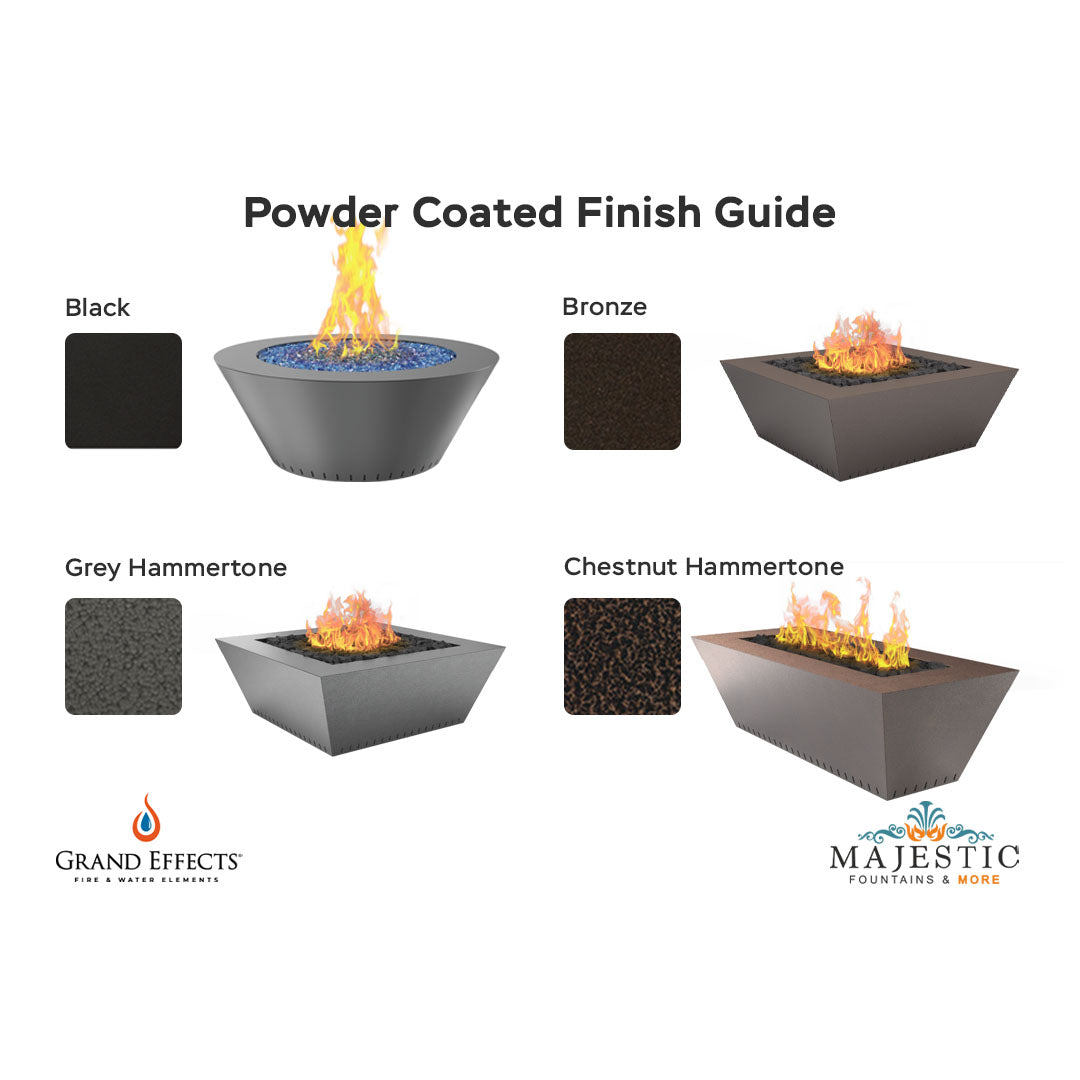 Powder Coated Finish Guide - Majestic Fountains