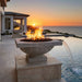 Ibiza Fire & Water Bowl PH-441-FWB in GFRC Concrete - Majestic Fountains
