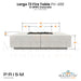 Largo 72 Fire Table PH-488 in GFRC Concrete - Majestic Fountains