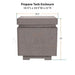 Propane Tank Enclosure in GFRC Concrete - Majestic Fountains and More