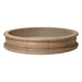Provence Round One-Piece Fountain Basin in Cast Stone - Majestic Fountains
