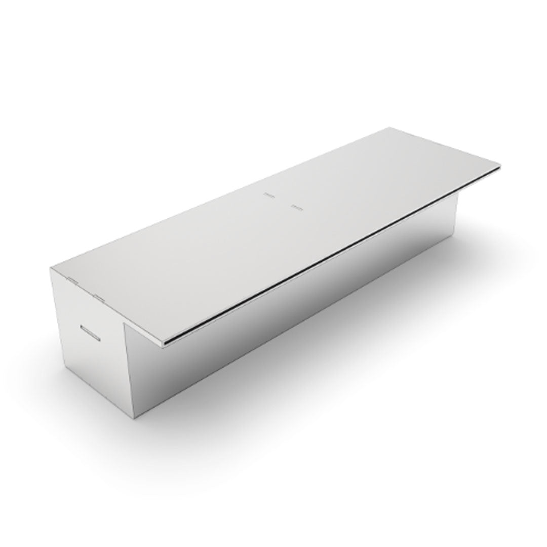 Pure Flow Scupper in Stainless Steel - Majestic Fountains
