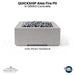 QUICKSHIP Alea Fire Pit DEKKO Concrete - Majestic Fountains