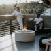 QUICKSHIP Belmont Fire Pit in DEKKO  Concrete  by HPC - Majestic Fountains