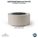 QUICKSHIP Belmont Fire Pit in  DEKKO  Concrete - Majestic Fountains