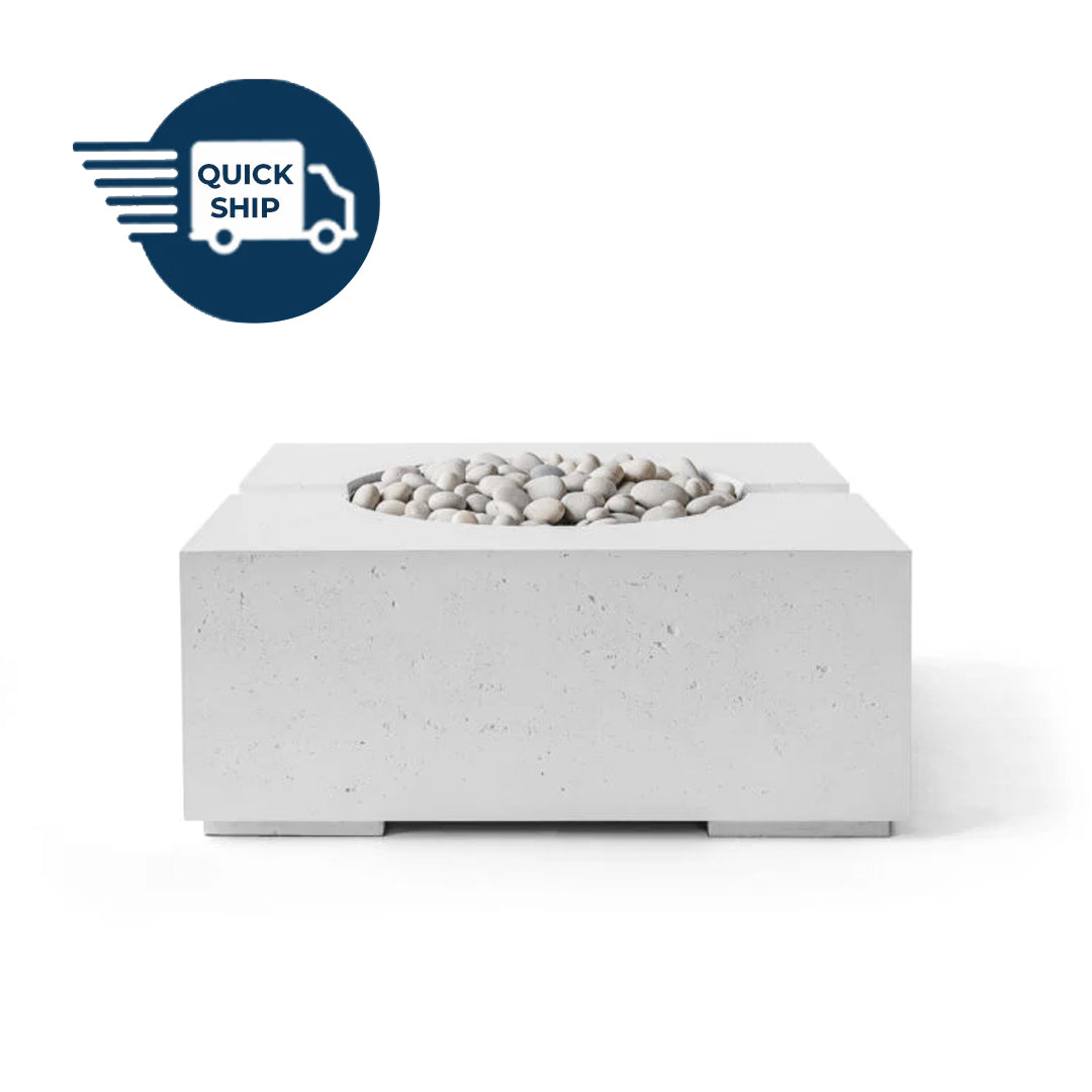 QUICKSHIP Bravo Fire Pit DEKKO  Concrete  by HPC - Majestic Fountains