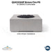 QUICKSHIP Bravo Fire Pit in  DEKKO  Concrete - Majestic Fountains