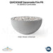QUICKSHIP Serenade Fire Pit in  DEKKO Concrete - Majestic Fountains