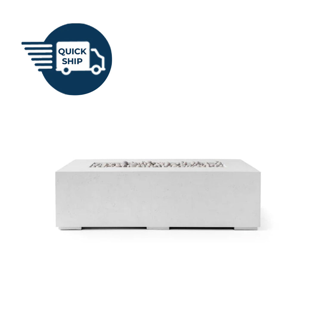 QUICKSHIP Sonoma Fire Pit in DEKKO Concrete  by HPC - Majestic Fountains