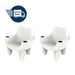 QUICKSHIP Tenjam Mibster Chair in White - Majestic Fountains