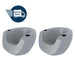 QUICKSHIP Tenjam Moon Chair in Grey Granite - Set of 2 - In-Pool & Patio Furniture - Majestic Fountains