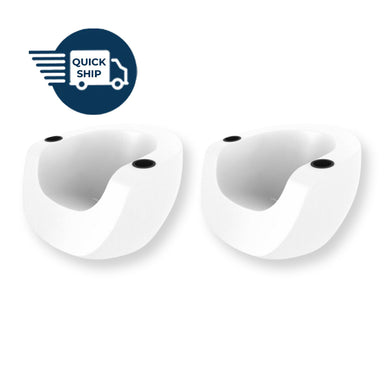 QUICKSHIP Tenjam Moon Chair in White - Majestic Fountains