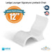 QUICKSHIP Ledge Lounger Signature Lowback Chairs Depth - In-Pool & Patio Furniture - Majestic Fountains
