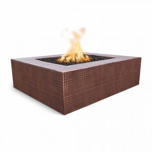 The Outdoor Plus Quad Square Metal Fire Pit + Free Cover