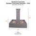 Quadrum Concrete Outdoor Courtyard Fountain - 1740 - Majestic Fountains