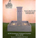 Quadrum Concrete Outdoor Courtyard Fountain - Majestic Fountains