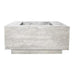 Quick Ship Tavola 2 Fire Table PH-406-3 in GFRC Concrete in Natural - Majestic Fountains