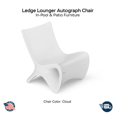 Quickship Ledge Lounger Autograph Chair - Majestic Fountains