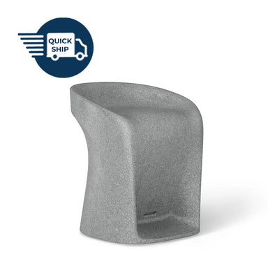 Quickship Ledge Lounger Signature Bar Stool - Counter Height 18 - Majestic Fountains