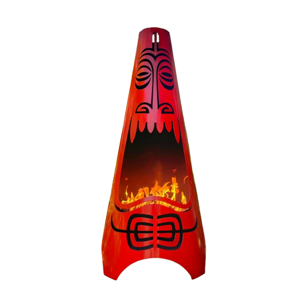 ROTAI SHAG Tikifire 4ft. Tall Fire Sculpture  - Majestic Fountains