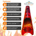 ROTAI SHAG Tikifire 4ft. Tall Fire Sculpture  - Majestic Fountains