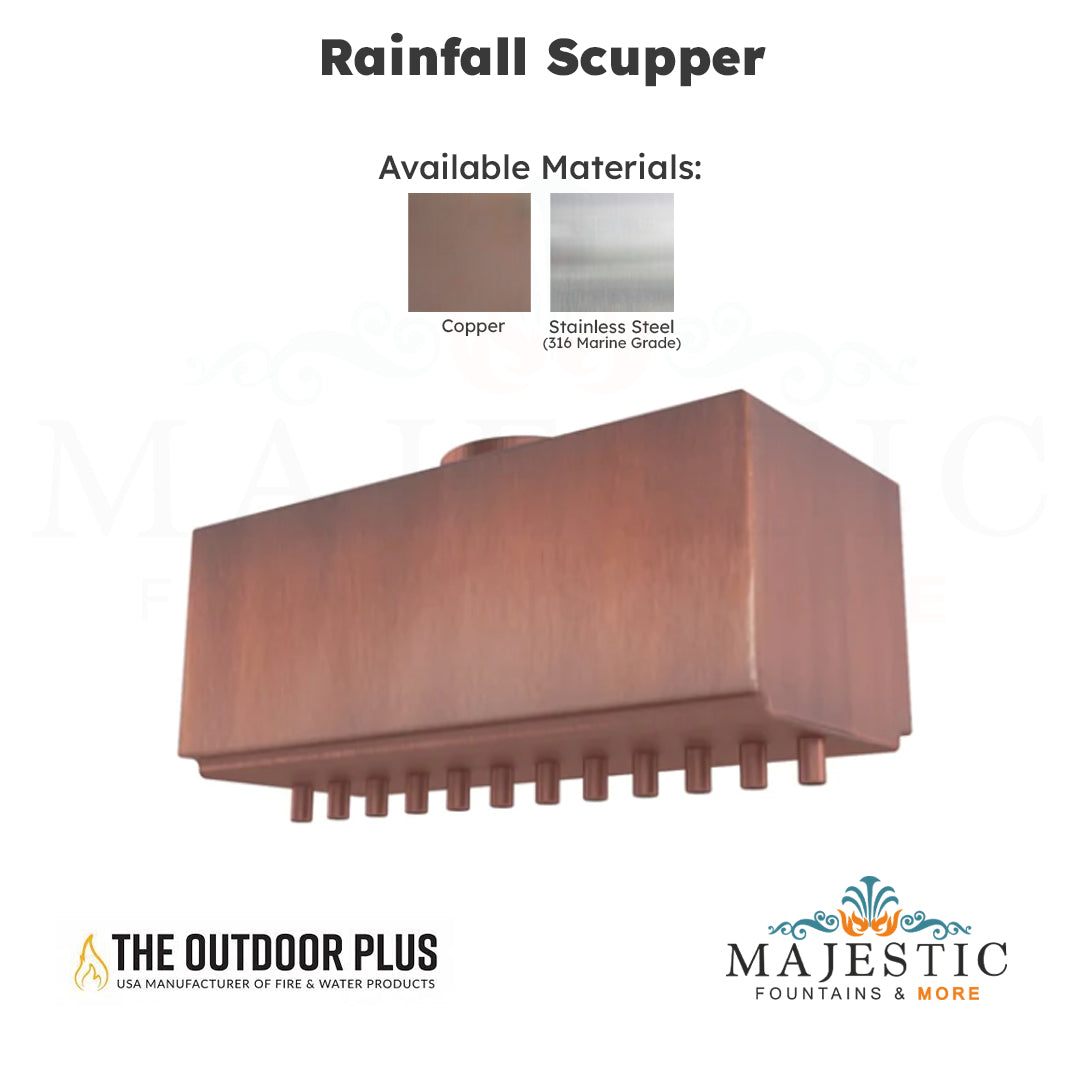 Rainfall Scupper - Majestic Fountains