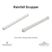 Rainfall Scupper Stainless Steel - Majestic Fountains